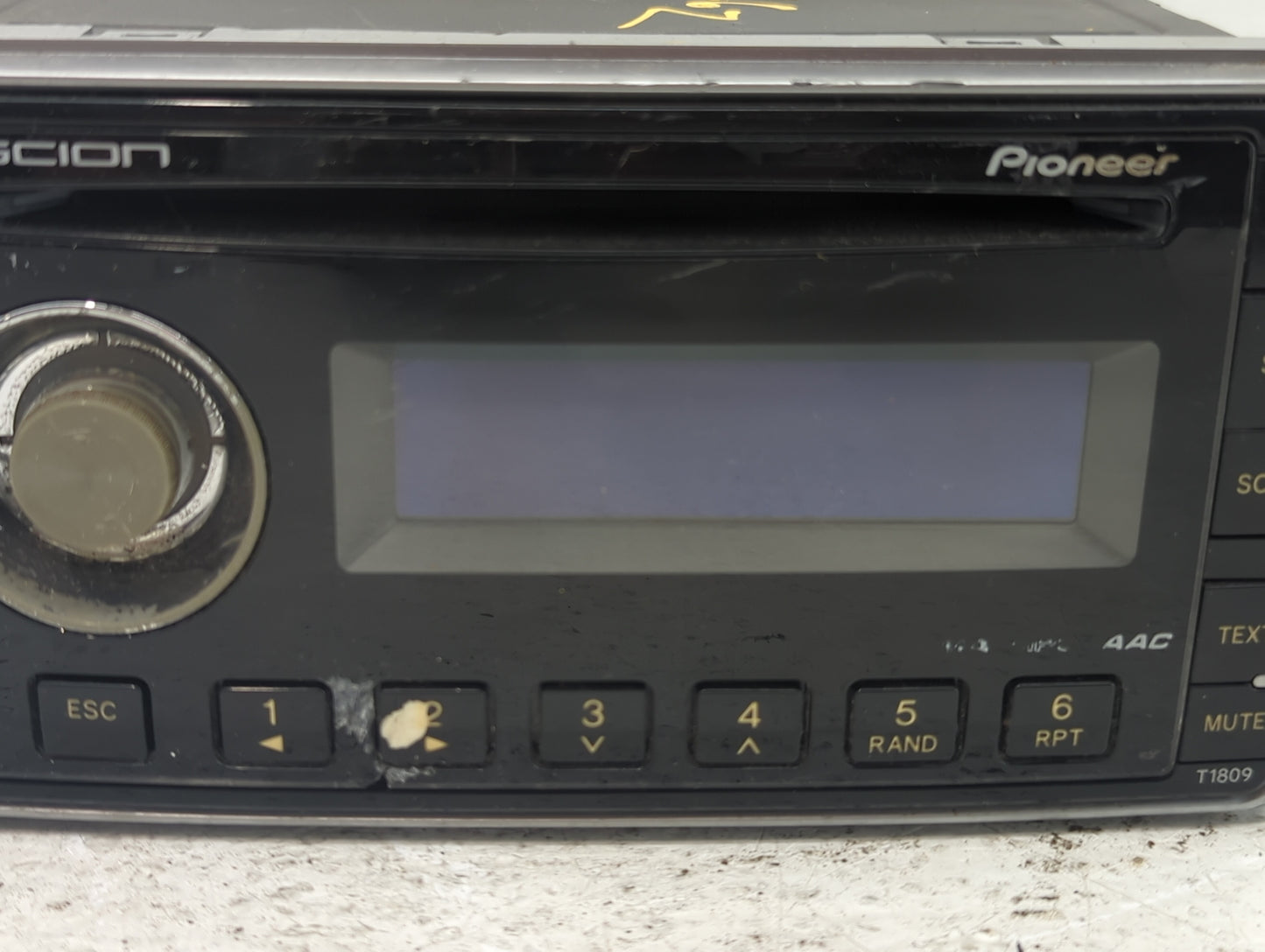 2006-2010 Scion Tc Radio AM FM Cd Player Receiver Replacement P/N:PT546-00081 Fits OEM Used Auto Parts - Oemusedautoparts1.c