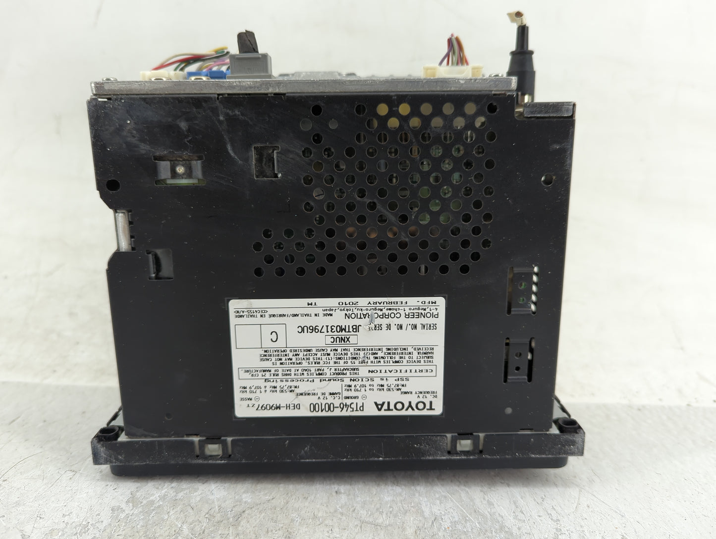 2008-2014 Scion Xd Radio AM FM Cd Player Receiver Replacement P/N:P1546-00100 Fits Fits 2008 2009 2010 2011 2012 2013 2014 O