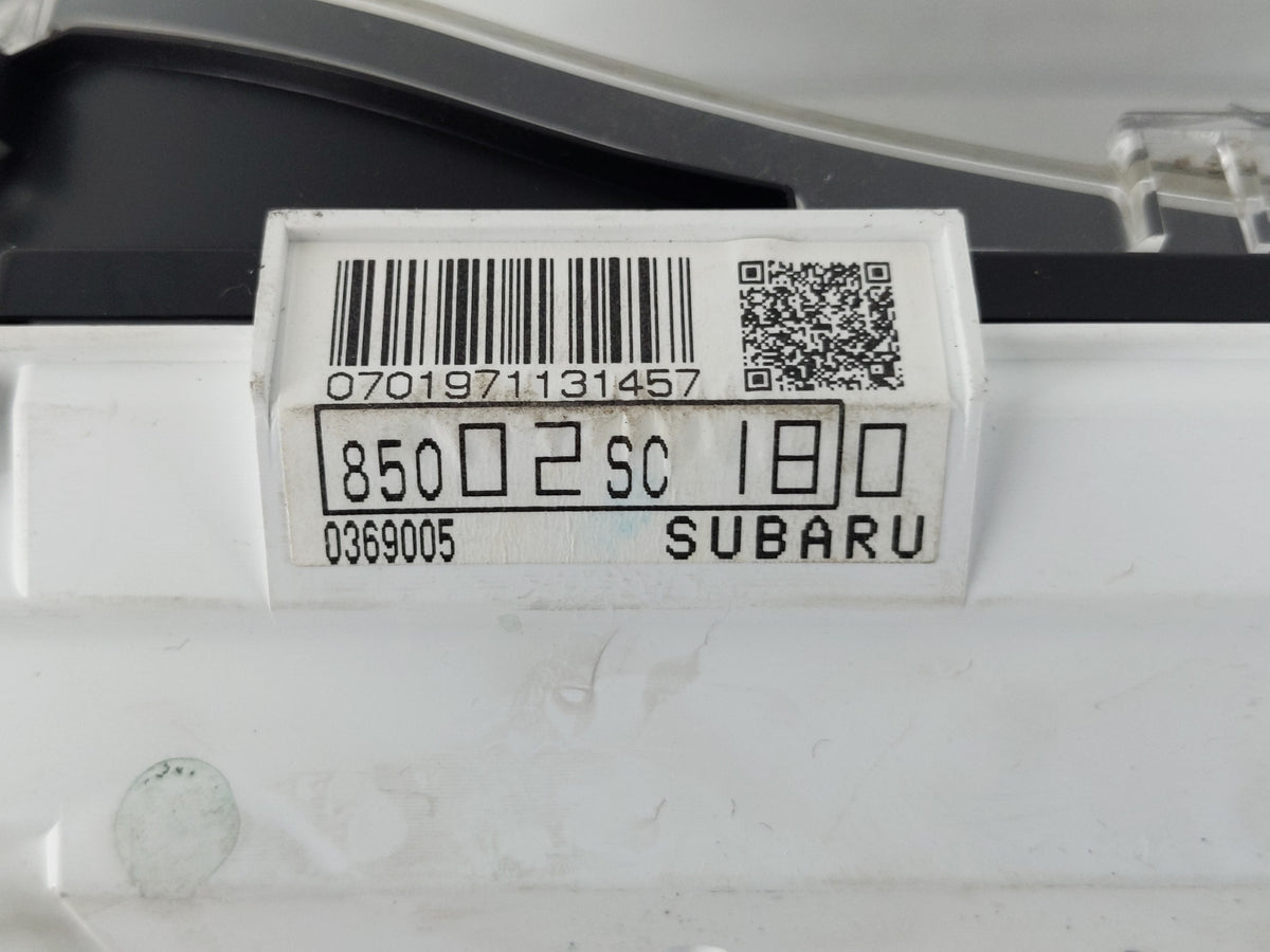 2010 Subaru Forester Instrument Cluster Speedometer Gauges P/N:85002SC180 Miles: Fits OEM Used Auto Parts - Oemusedautoparts