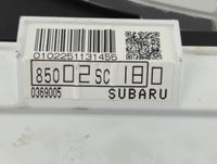2010 Subaru Forester Instrument Cluster Speedometer Gauges P/N:85002SC180 Miles: Fits OEM Used Auto Parts - Oemusedautoparts
