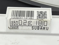 2010 Subaru Forester Instrument Cluster Speedometer Gauges P/N:85002SC180 Fits OEM Used Auto Parts - Oemusedautoparts1.com