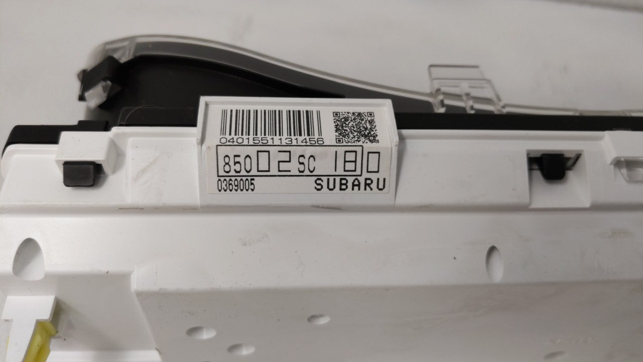 2010 Subaru Forester Instrument Cluster Speedometer Gauges P/N:85002SC180 Fits OEM Used Auto Parts - Oemusedautoparts1.com