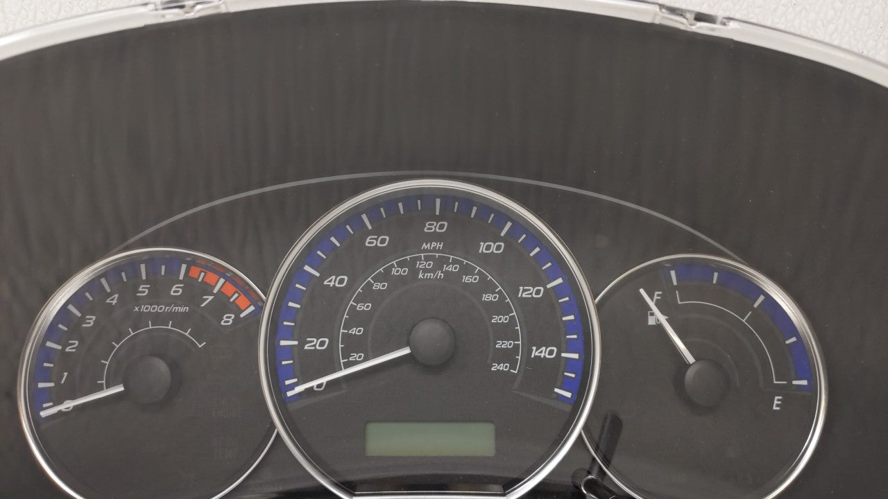 2010 Subaru Forester Instrument Cluster Speedometer Gauges P/N:85002SC180 Fits OEM Used Auto Parts - Oemusedautoparts1.com