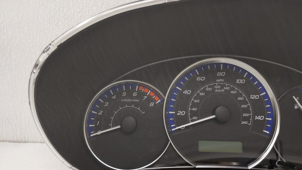 2010 Subaru Forester Instrument Cluster Speedometer Gauges P/N:85002SC180 Fits OEM Used Auto Parts - Oemusedautoparts1.com