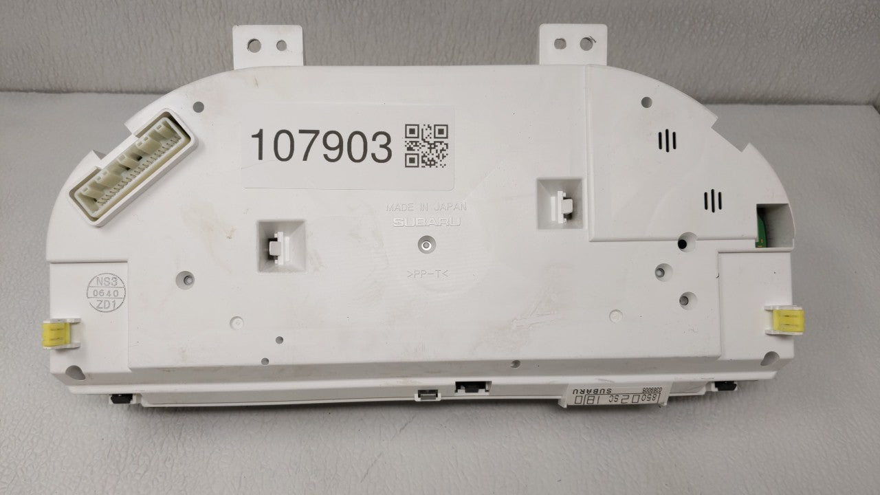 2010 Subaru Forester Instrument Cluster Speedometer Gauges P/N:85002SC180 Fits OEM Used Auto Parts - Oemusedautoparts1.com