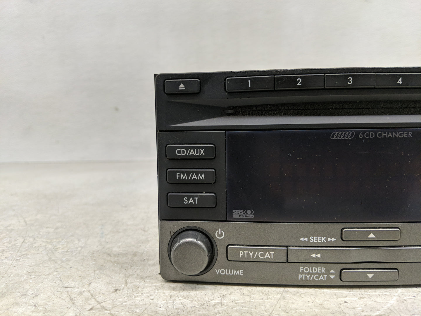 2010 Subaru Forester Radio AM FM Cd Player Receiver Replacement Fits OEM Used Auto Parts - Oemusedautoparts1.com