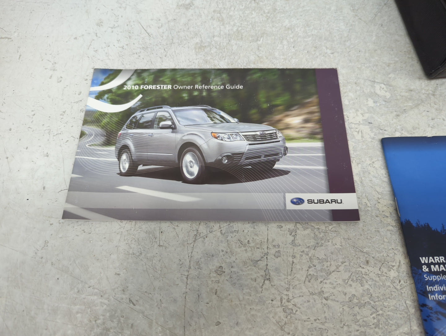 2010 Subaru Forester Owners Manual Book Guide P/N:A8150BE-B OEM Used Auto Parts - Oemusedautoparts1.com