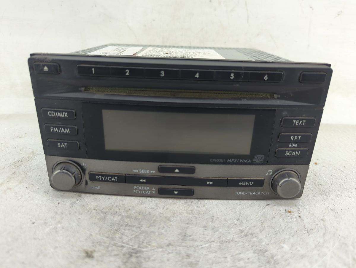 2009-2013 Subaru Forester Radio AM FM Cd Player Receiver Replacement P/N:86201SC600 Fits Fits 2009 2010 2011 2012 2013 OEM U