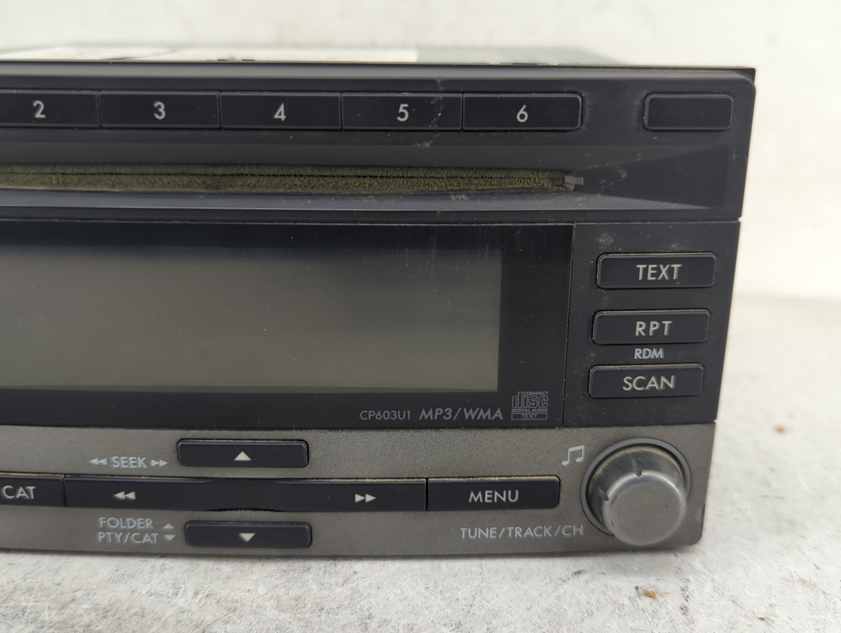 2009-2013 Subaru Forester Radio AM FM Cd Player Receiver Replacement P/N:86201SC600 Fits Fits 2009 2010 2011 2012 2013 OEM U