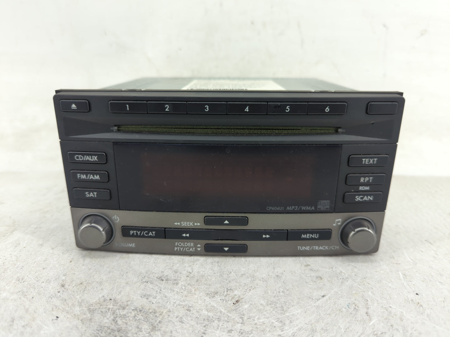 2010 Subaru Forester Radio AM FM Cd Player Receiver Replacement P/N:86201SC601 Fits OEM Used Auto Parts - Oemusedautoparts1.