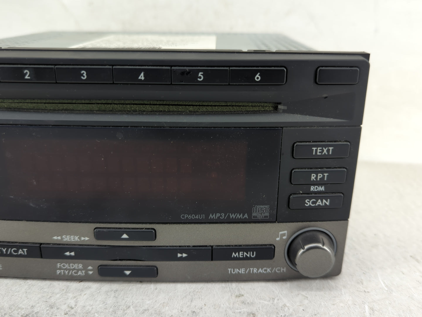 2010 Subaru Forester Radio AM FM Cd Player Receiver Replacement P/N:86201SC601 Fits OEM Used Auto Parts - Oemusedautoparts1.
