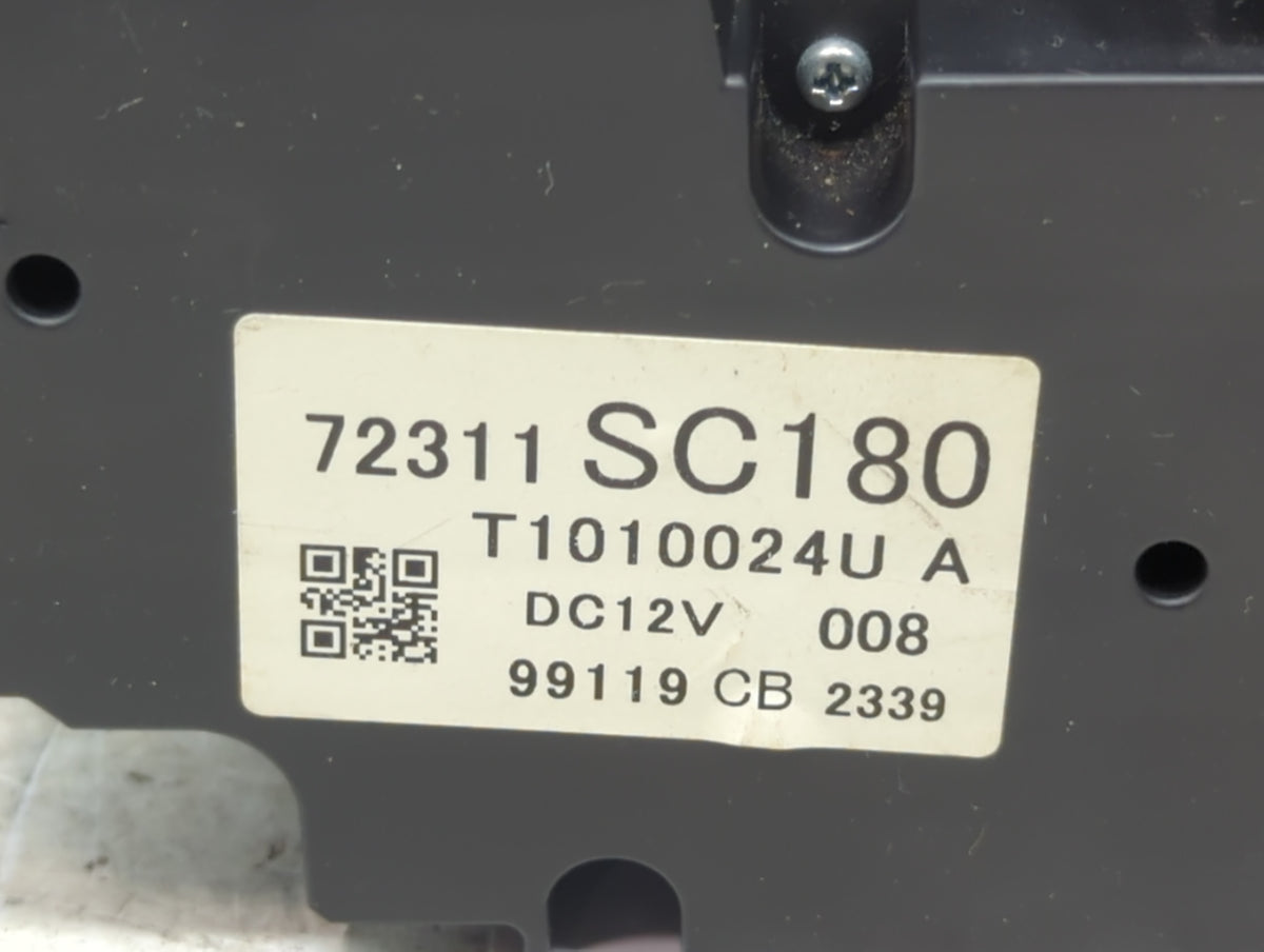 2010 Subaru Forester Climate Control Module Temperature AC/Heater Replacement P/N:72311SC180 Fits OEM Used Auto Parts - Oemu