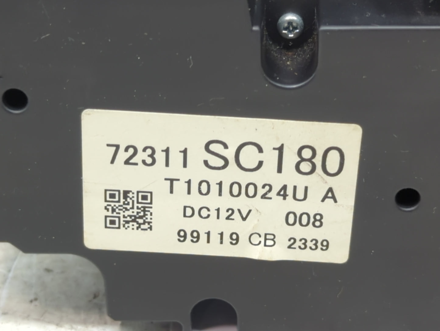 2010 Subaru Forester Climate Control Module Temperature AC/Heater Replacement P/N:72311SC180 Fits OEM Used Auto Parts - Oemu