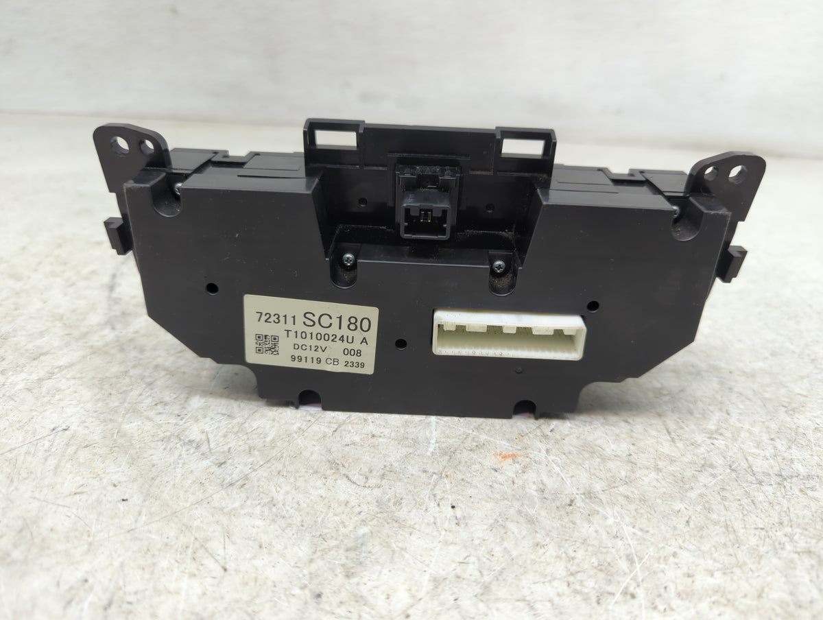 2010 Subaru Forester Climate Control Module Temperature AC/Heater Replacement P/N:72311SC180 Fits OEM Used Auto Parts - Oemu