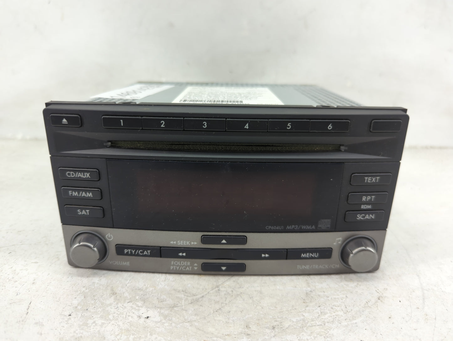 2010 Subaru Forester Radio AM FM Cd Player Receiver Replacement P/N:86201SC601 PF-2982B-B Fits OEM Used Auto Parts - Oemused