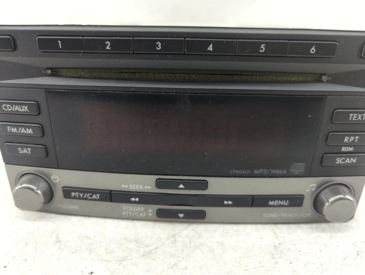 2010 Subaru Forester Radio AM FM Cd Player Receiver Replacement P/N:86201SC601 PF-2982B-B Fits OEM Used Auto Parts - Oemused