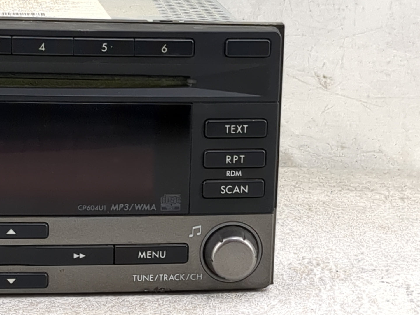 2010 Subaru Forester Radio AM FM Cd Player Receiver Replacement P/N:86201SC601 PF-2982B-B, CP604U1 Fits OEM Used Auto Parts 