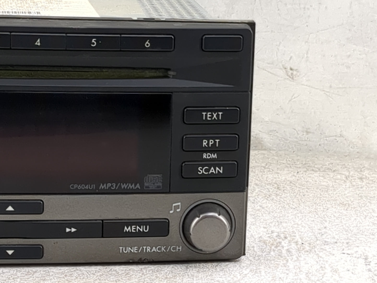 2010 Subaru Forester Radio AM FM Cd Player Receiver Replacement P/N:86201SC601 PF-2982B-B, CP604U1 Fits OEM Used Auto Parts 