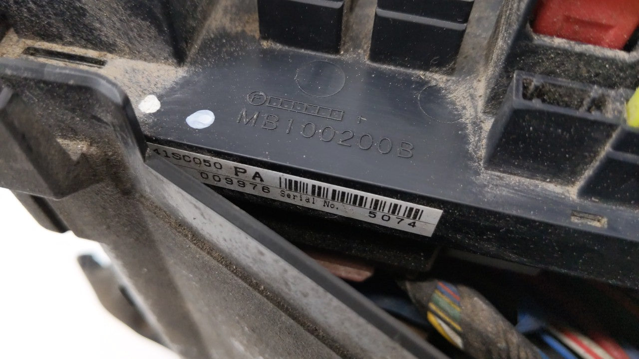 2010-2013 Subaru Forester Fusebox Fuse Box Panel Relay Module P/N:MB100200B Fits Fits 2010 2011 2012 2013 OEM Used Auto Part