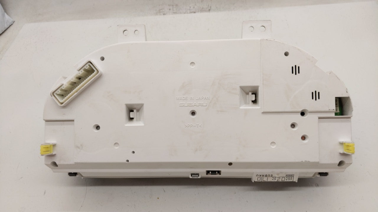 2010 Subaru Forester Instrument Cluster Speedometer Gauges P/N:85002SC170 Fits OEM Used Auto Parts - Oemusedautoparts1.com