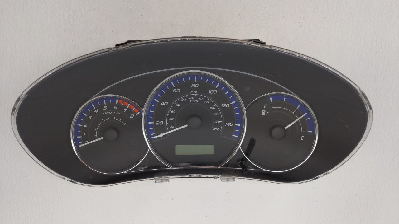 2010 Subaru Forester Instrument Cluster Speedometer Gauges P/N:85002SC180 Fits OEM Used Auto Parts - Oemusedautoparts1.com