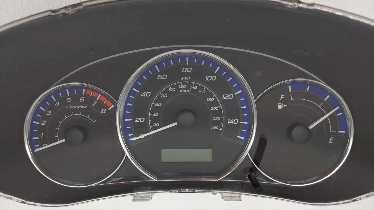 2010 Subaru Forester Instrument Cluster Speedometer Gauges P/N:85002SC180 Fits OEM Used Auto Parts - Oemusedautoparts1.com