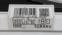 2010 Subaru Forester Instrument Cluster Speedometer Gauges P/N:85002SC180 Fits OEM Used Auto Parts - Oemusedautoparts1.com