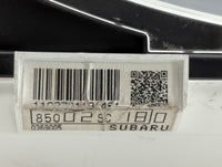 2010 Subaru Forester Instrument Cluster Speedometer Gauges P/N:85002SC180 Fits OEM Used Auto Parts - Oemusedautoparts1.com