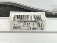 2010 Subaru Forester Instrument Cluster Speedometer Gauges P/N:85002SC170 Fits OEM Used Auto Parts - Oemusedautoparts1.com