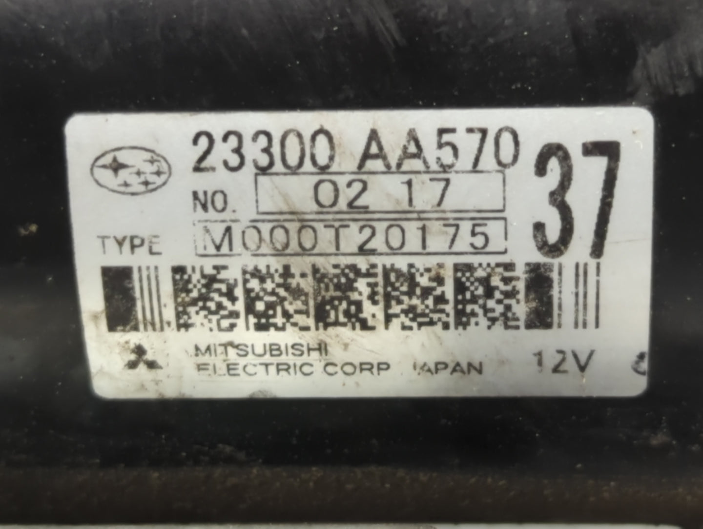 2009-2018 Subaru Forester Car Starter Motor Solenoid OEM P/N:M000T20175 23300 AA570 Fits OEM Used Auto Parts - Oemusedautopa