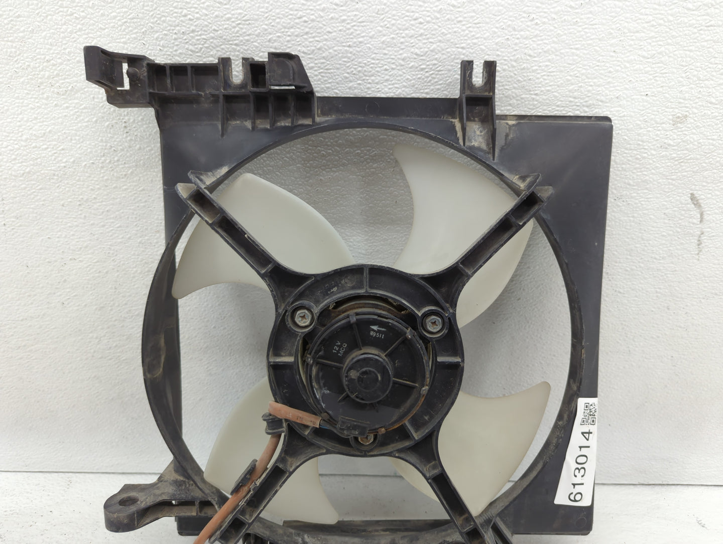 Subaru Forester Left Radiator Fan Motor Assembly Cream - Oemusedautoparts1.com