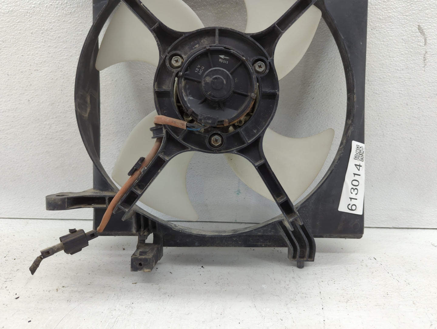 Subaru Forester Left Radiator Fan Motor Assembly Cream - Oemusedautoparts1.com