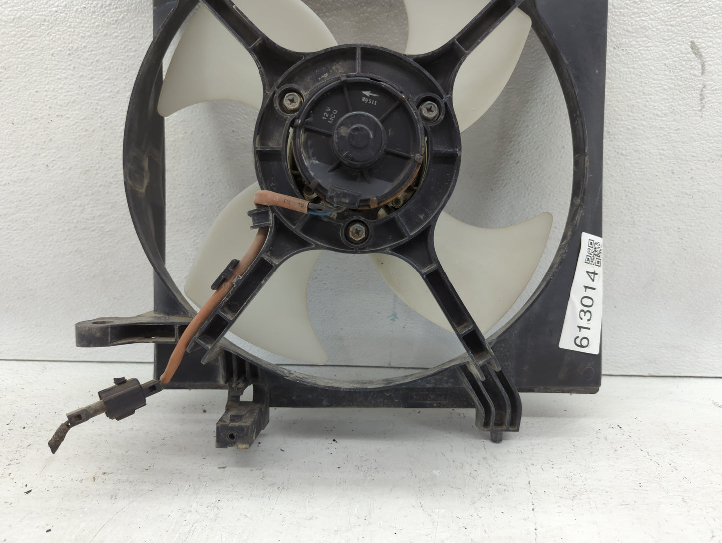Subaru Forester Left Radiator Fan Motor Assembly Cream - Oemusedautoparts1.com