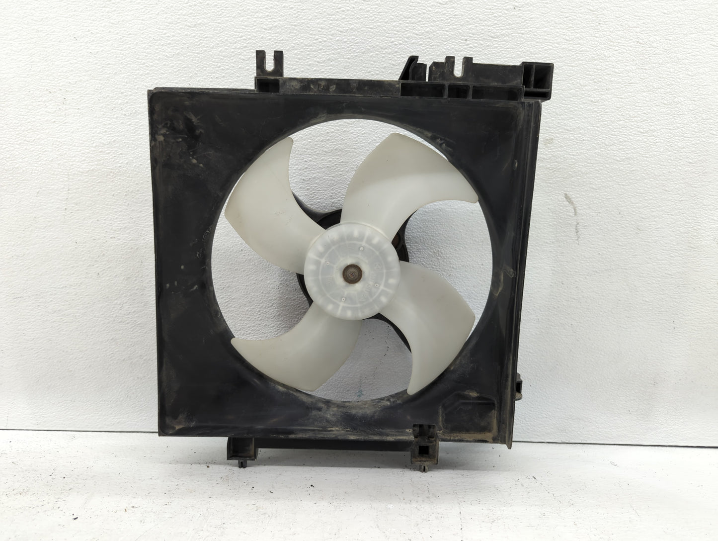 Subaru Forester Left Radiator Fan Motor Assembly Cream - Oemusedautoparts1.com