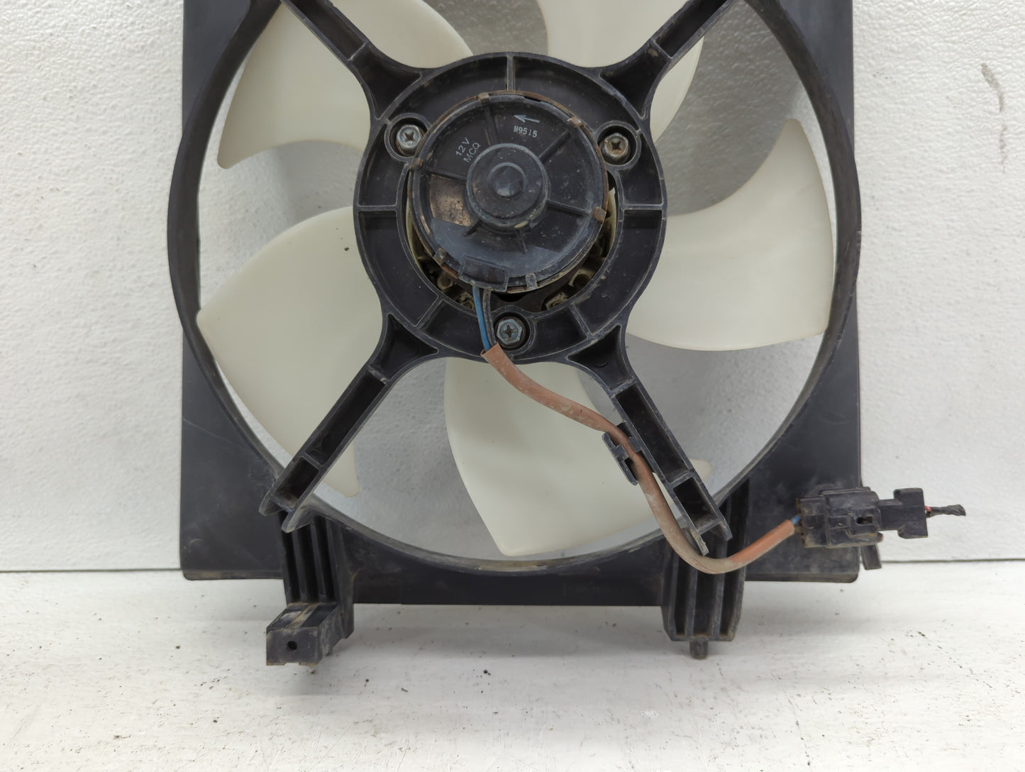 Subaru Forester Left Radiator Fan Motor Assembly Cream - Oemusedautoparts1.com