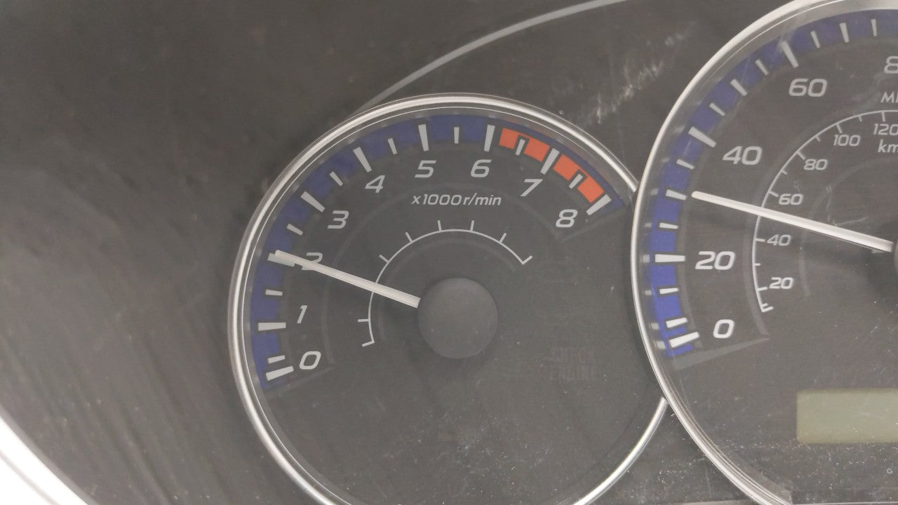 2010 Subaru Forester Instrument Cluster Speedometer Gauges Miles: Fits OEM Used Auto Parts - Oemusedautoparts1.com