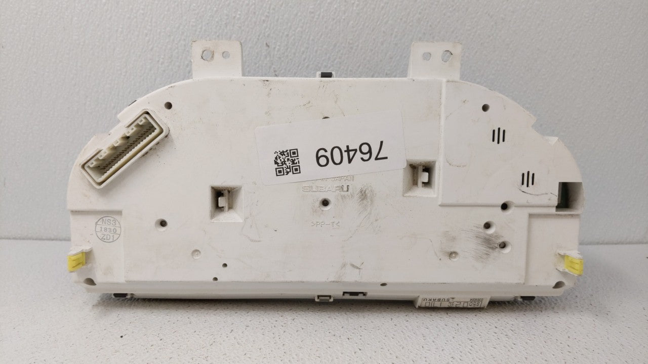 2010 Subaru Forester Instrument Cluster Speedometer Gauges Miles: Fits OEM Used Auto Parts - Oemusedautoparts1.com