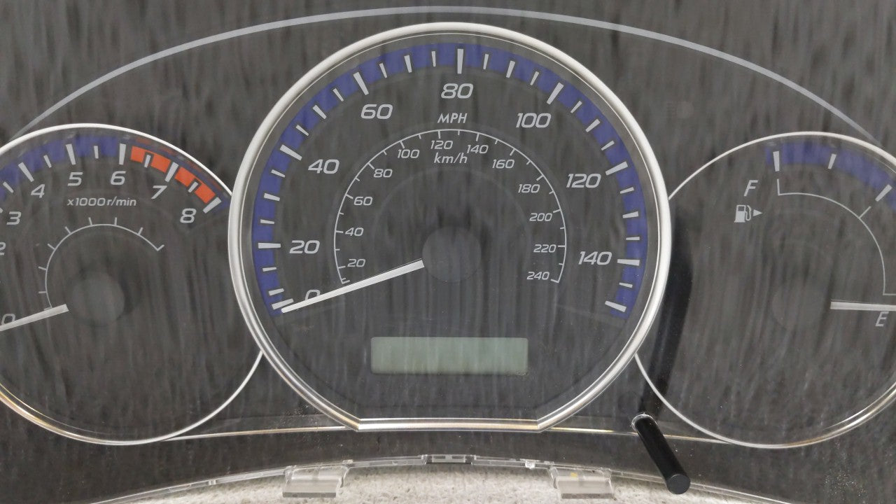 2010 Subaru Forester Instrument Cluster Speedometer Gauges P/N:85002SC180 Fits OEM Used Auto Parts - Oemusedautoparts1.com