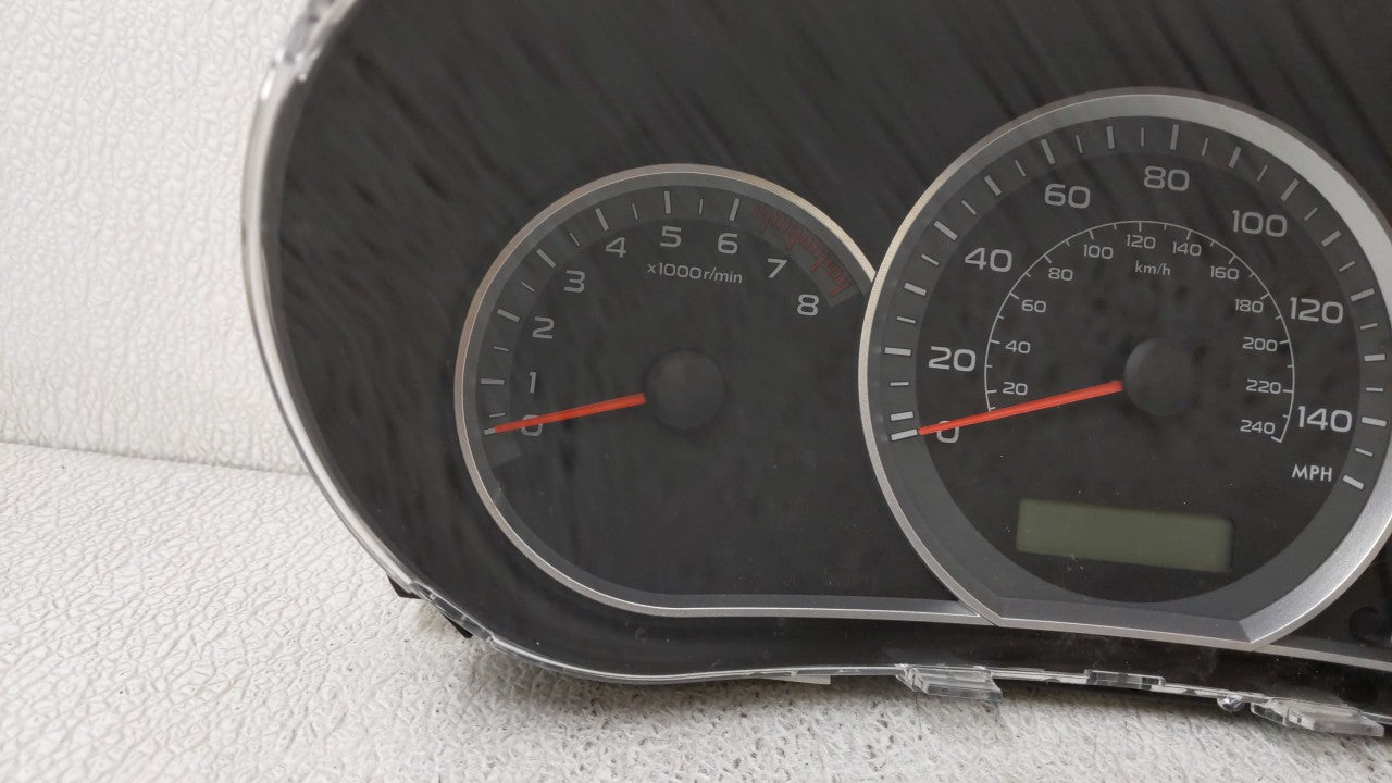 2010-2011 Subaru Impreza Instrument Cluster Speedometer Gauges P/N:85003FG760 Fits Fits 2010 2011 OEM Used Auto Parts - Oemu