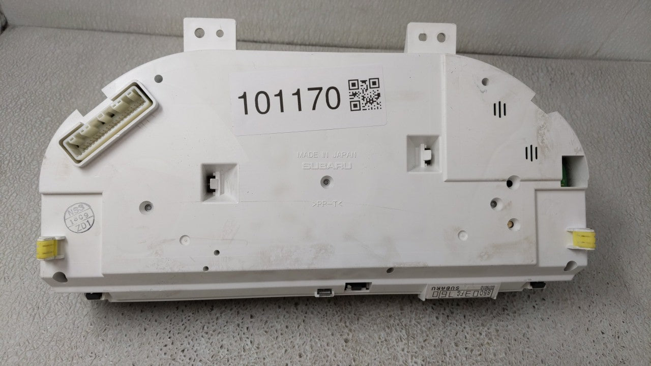 2010-2011 Subaru Impreza Instrument Cluster Speedometer Gauges P/N:85003FG760 Fits Fits 2010 2011 OEM Used Auto Parts - Oemu