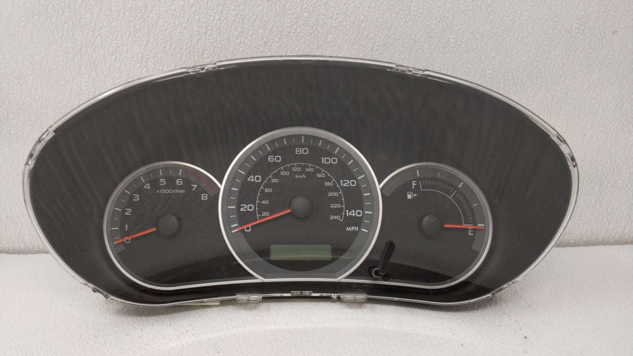 2010-2011 Subaru Impreza Instrument Cluster Speedometer Gauges P/N:85003FG760 Fits Fits 2010 2011 OEM Used Auto Parts - Oemu
