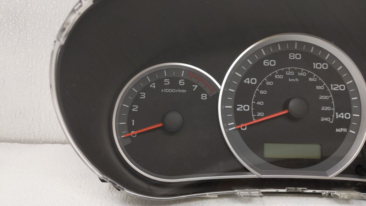 2010-2011 Subaru Impreza Instrument Cluster Speedometer Gauges P/N:85003FG760 Fits Fits 2010 2011 OEM Used Auto Parts - Oemu