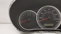 2010-2011 Subaru Impreza Instrument Cluster Speedometer Gauges P/N:85003FG760 Fits Fits 2010 2011 OEM Used Auto Parts - Oemu