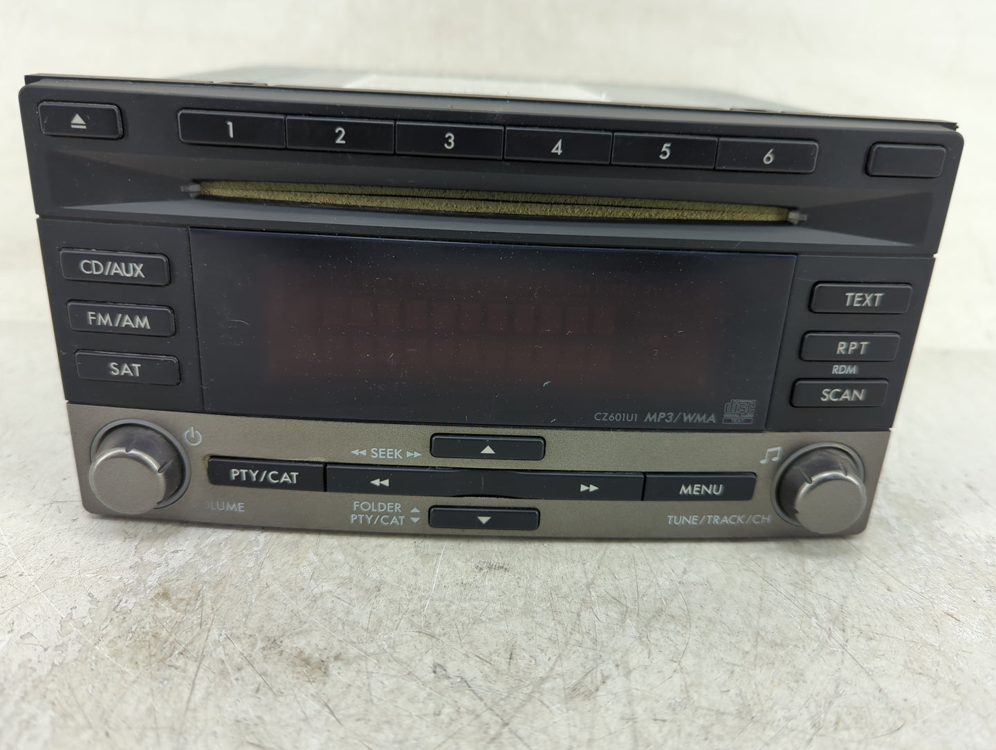 2010 Subaru Impreza Radio AM FM Cd Player Receiver Replacement P/N:CZ601U1 PF-2848A-B Fits OEM Used Auto Parts - Oemusedauto
