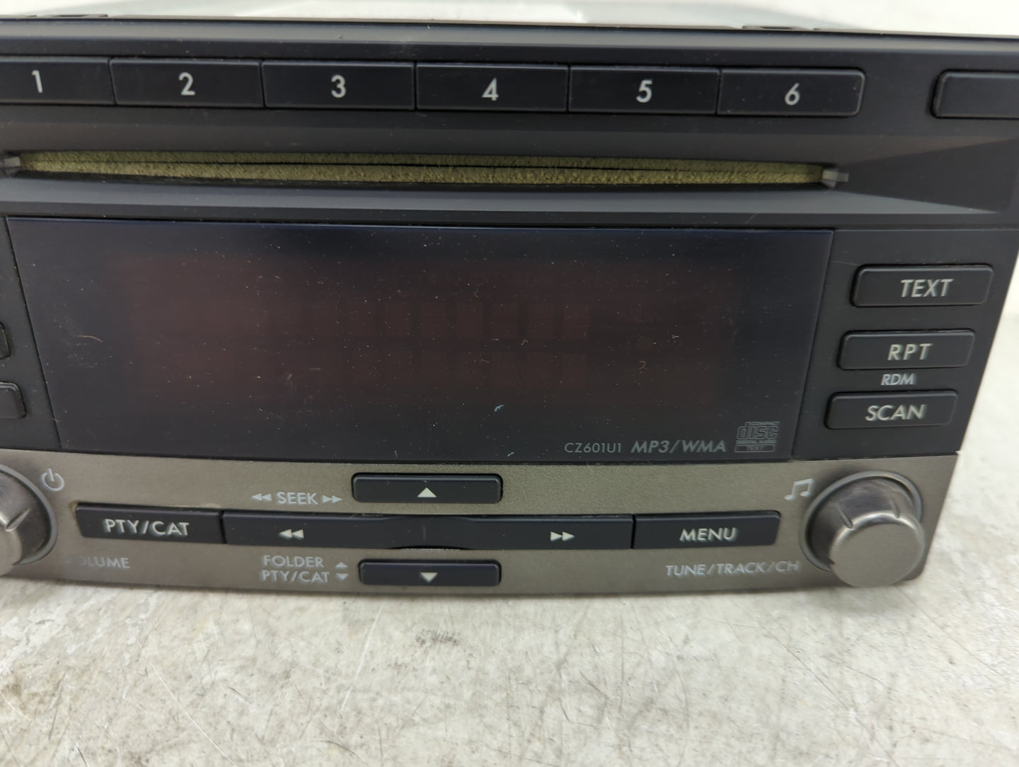 2010 Subaru Impreza Radio AM FM Cd Player Receiver Replacement P/N:CZ601U1 PF-2848A-B Fits OEM Used Auto Parts - Oemusedauto