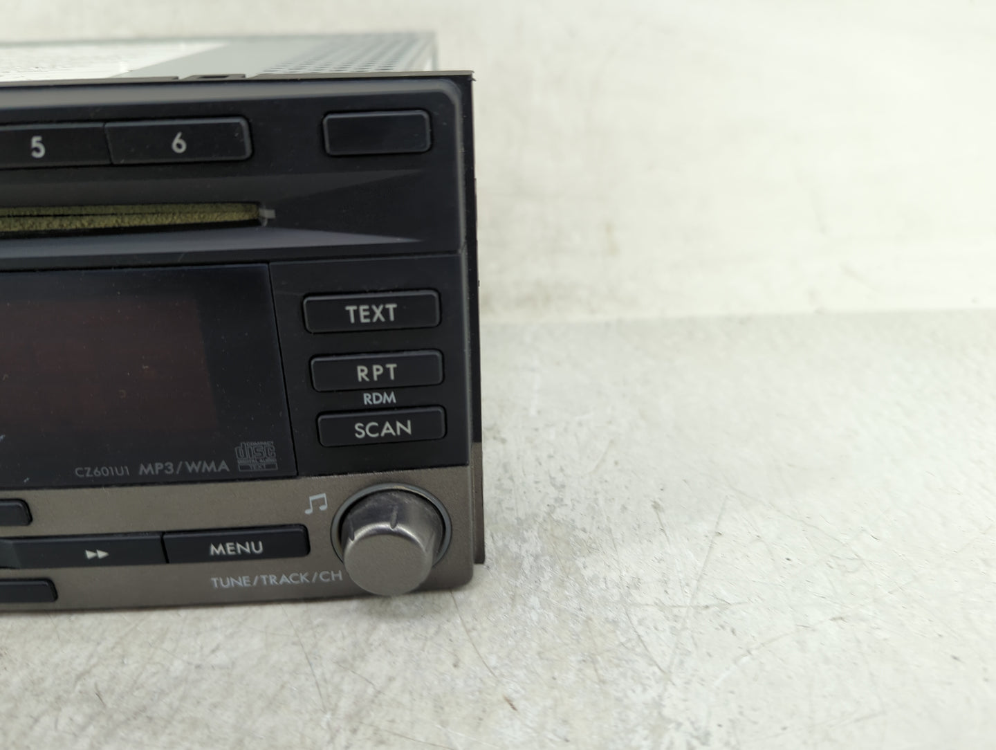 2010 Subaru Impreza Radio AM FM Cd Player Receiver Replacement P/N:CZ601U1 PF-2848A-B Fits OEM Used Auto Parts - Oemusedauto