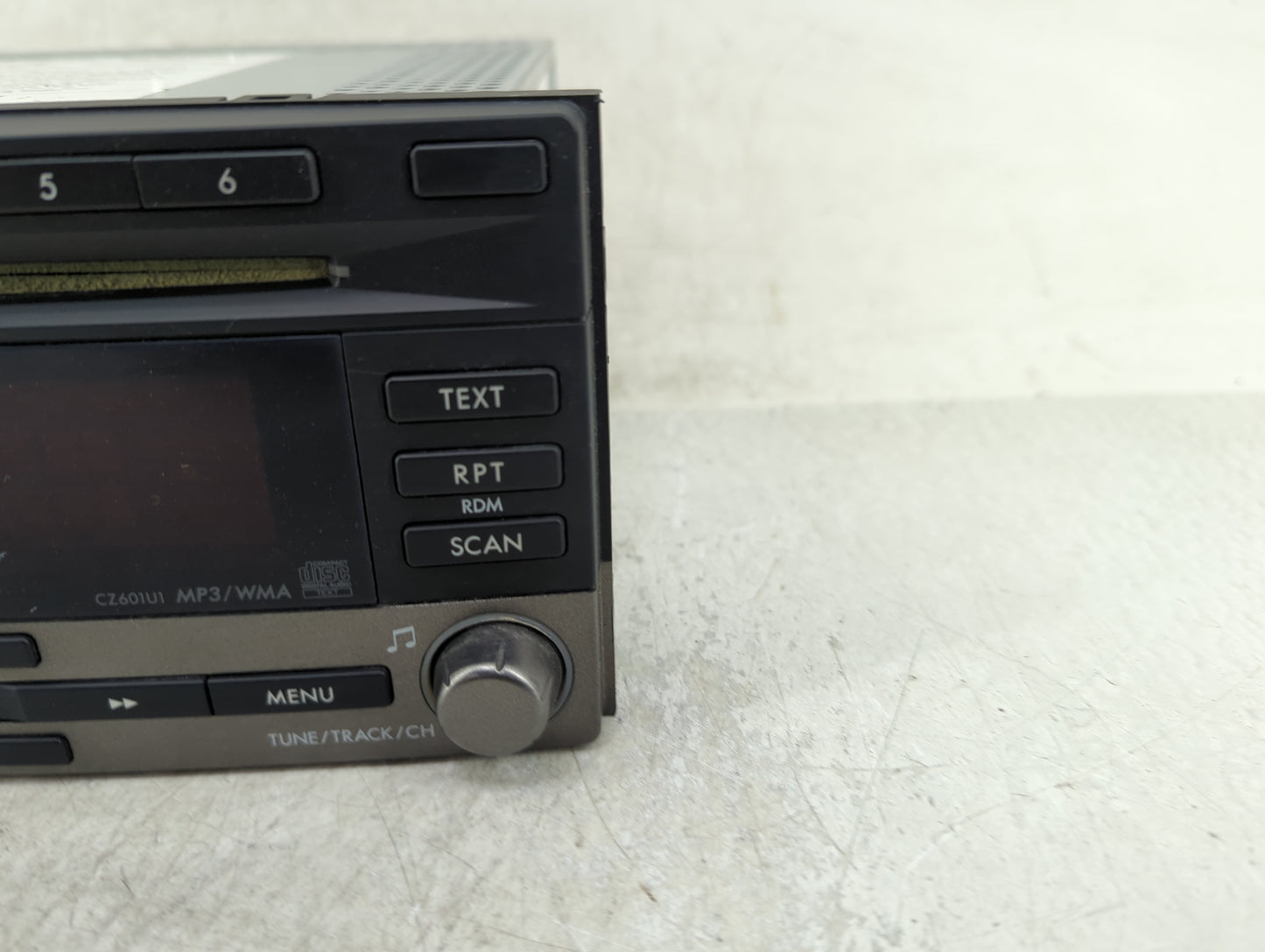 2010 Subaru Impreza Radio AM FM Cd Player Receiver Replacement P/N:CZ601U1 PF-2848A-B Fits OEM Used Auto Parts - Oemusedauto