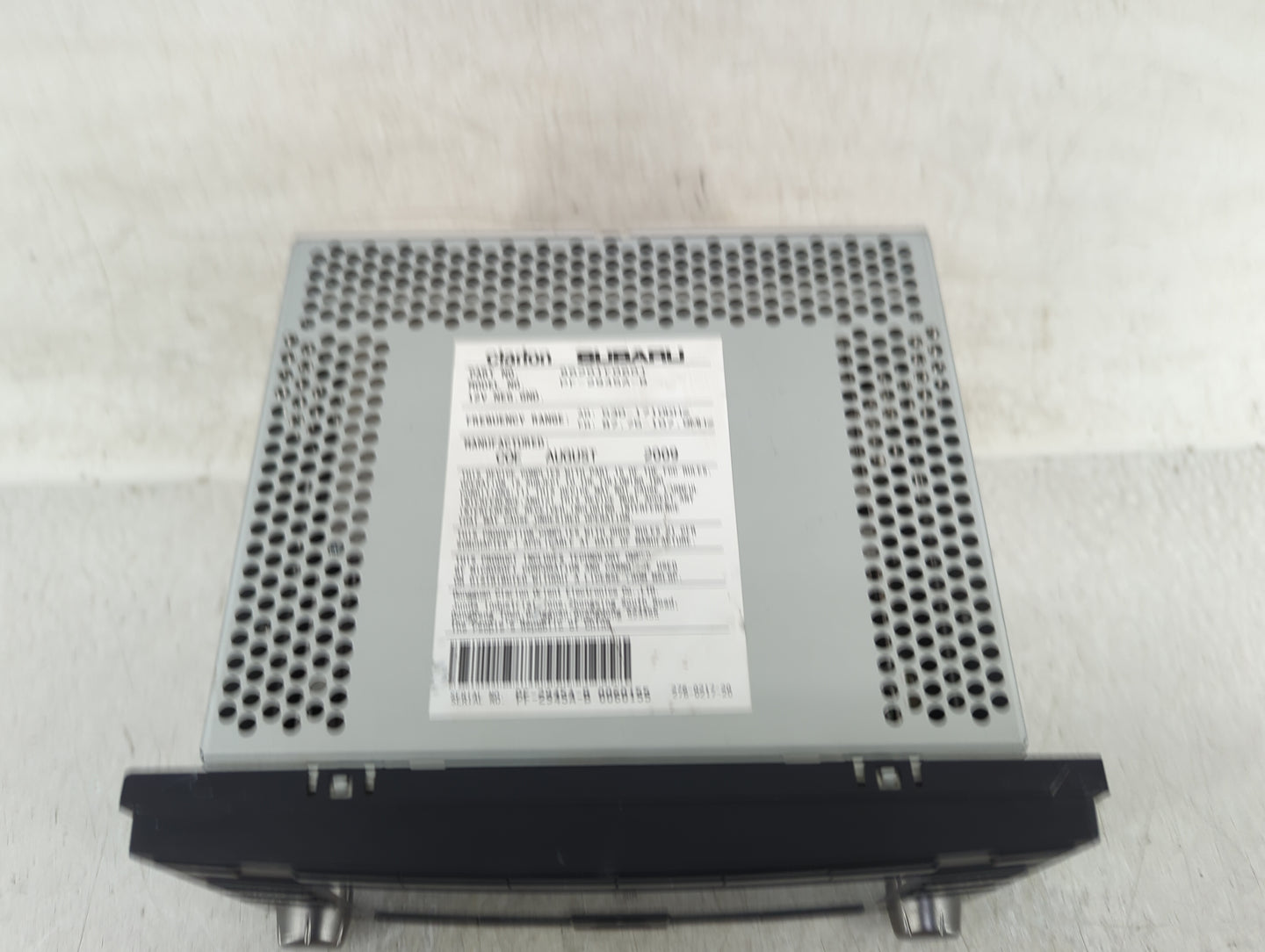 2010 Subaru Impreza Radio AM FM Cd Player Receiver Replacement P/N:CZ601U1 PF-2848A-B Fits OEM Used Auto Parts - Oemusedauto