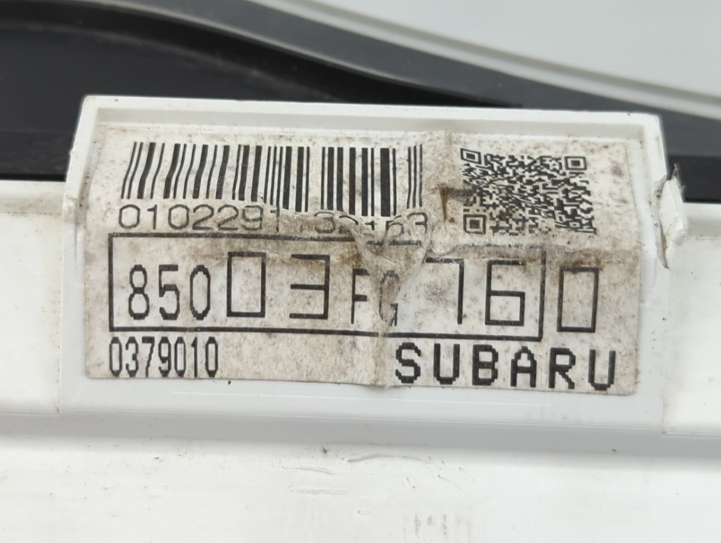 2010-2011 Subaru Impreza Instrument Cluster Speedometer Gauges P/N:85003FG160 0379010 Fits Fits 2010 2011 OEM Used Auto Part