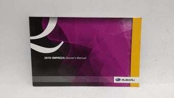 compare product 2010 Subaru Impreza Owners Manual Book Guide OEM Used Auto Parts
